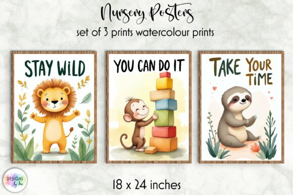 Download Wild Animal Affirmation Poster Set - Premium Resources