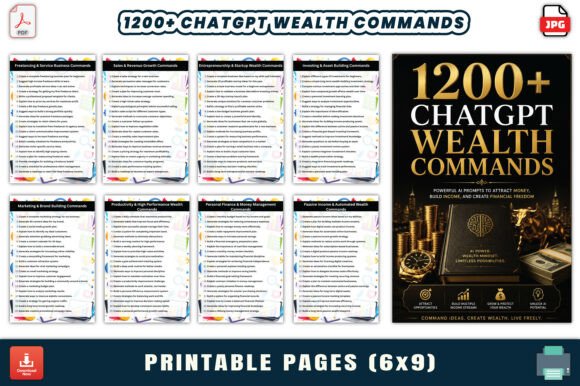 Download 1200+ ChatGPT Wealth Commands - Wealth Collection