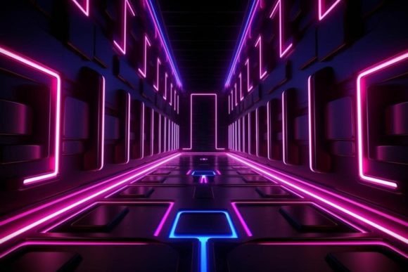 Download Glowing Backgrounds Neon Effects - Neon effects Collection