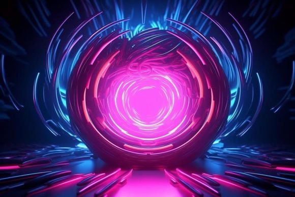 Download Neon Effects Abstract Background Design - Neon effects Collection