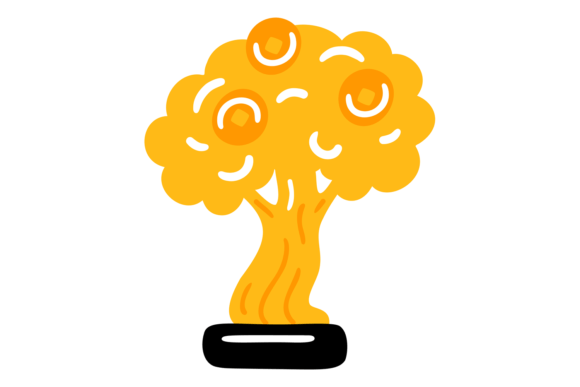 Download Money Tree Color Icon. Wealth Symbol. Go - Wealth Collection